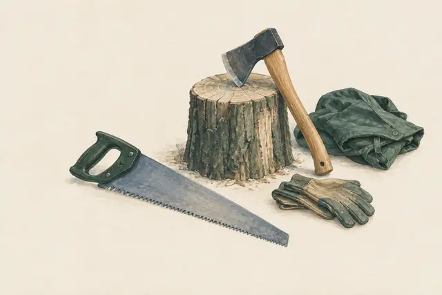 KI-Feldstudie zum Thema „Säge und Beil sicher verwenden – die Grundregeln“