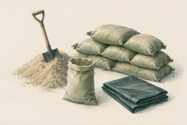 KI-Feldstudie zum Thema „Sandsäcke füllen und legen: Grundlagen“