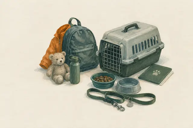 AI field study for “Preparing with children and pets”
