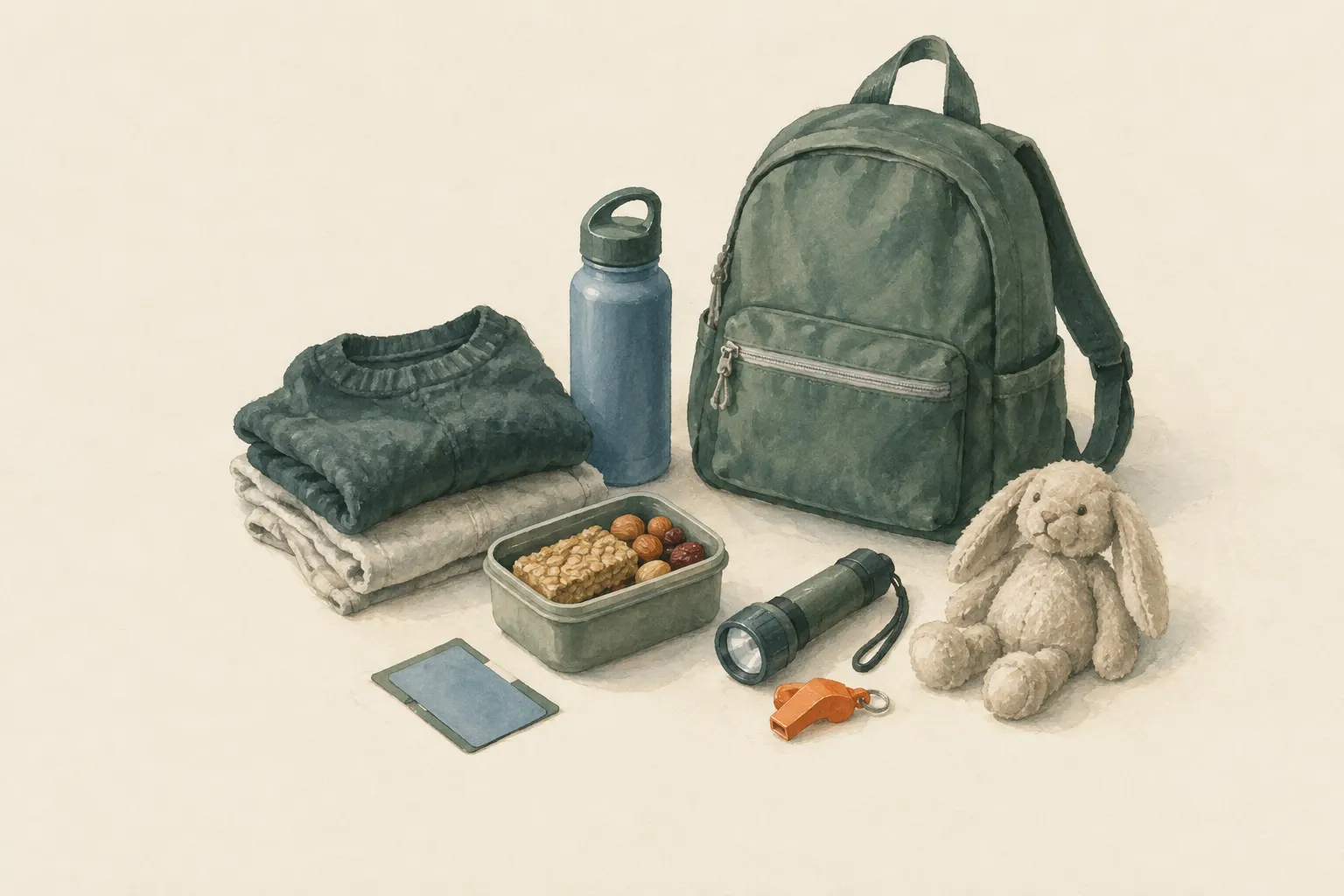 KI-Feldstudie zum Thema „Ein eigener Notfallrucksack für Kinder“