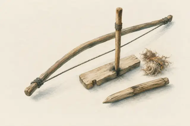 KI-Feldstudie zum Thema „Feuerbohren mit dem Bogen (Bow Drill)“
