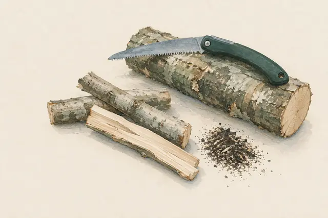 La madera adecuada para el fuego por fricción