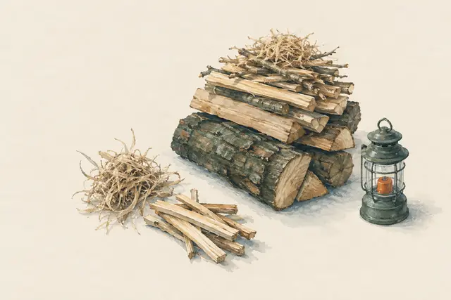 KI-Feldstudie zum Thema „Feuer von oben anzünden (Top-down / Pyramide)“