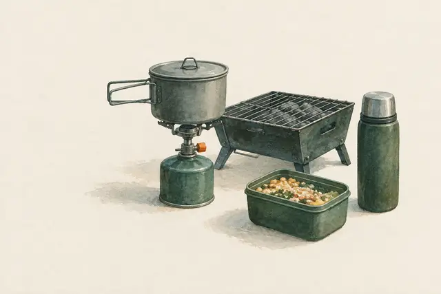 KI-Feldstudie zum Thema „Kochen ohne Strom – sicher mit Kocher und Grill“