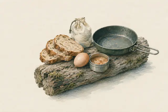 Arme Ritter aus altem Brot