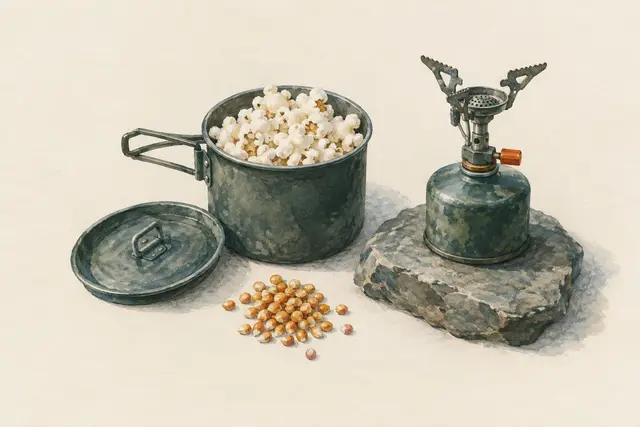 Popcorn im Topf