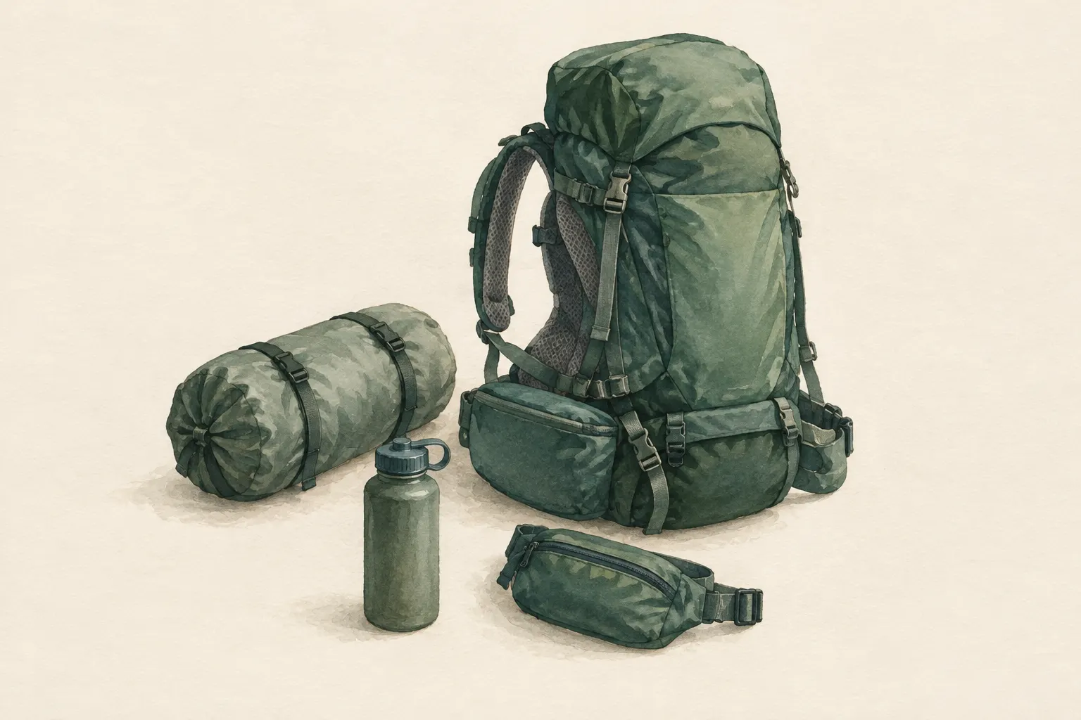 AI field study for “Fitting and choosing a backpack”