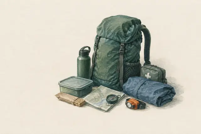 KI-Feldstudie zum Thema „Tagesrucksack sinnvoll packen“
