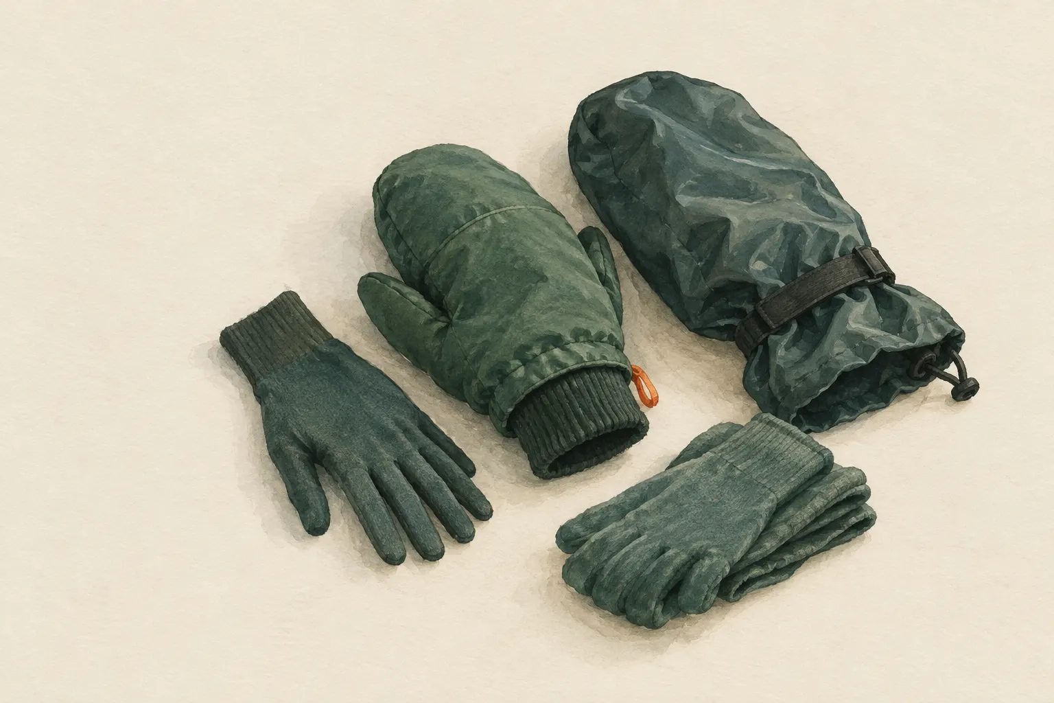 KI-Feldstudie zum Thema „Handschuhe als System: Fingerhandschuhe, Fäustlinge, Überhandschuhe“
