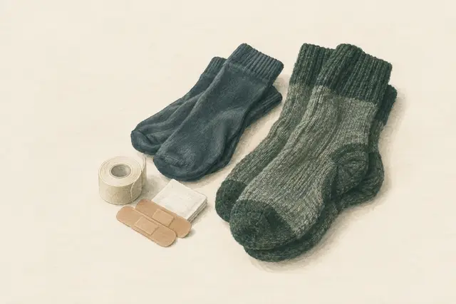 KI-Feldstudie zum Thema „Socken und Fußpflege-Ausrüstung für Touren“