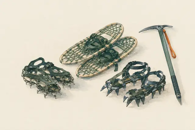 KI-Feldstudie zum Thema „Grödel, Schneeschuhe, Steigeisen: Was wofür?“