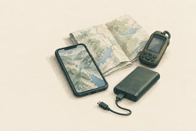 KI-Feldstudie zum Thema „Navigation mit Handy und GPS: Offline-Karten, Akku, Grenzen“