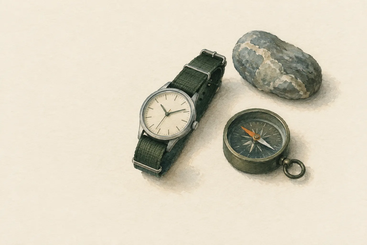 KI-Feldstudie zum Thema „Richtung mit der Armbanduhr schätzen (sehr ungenau)“