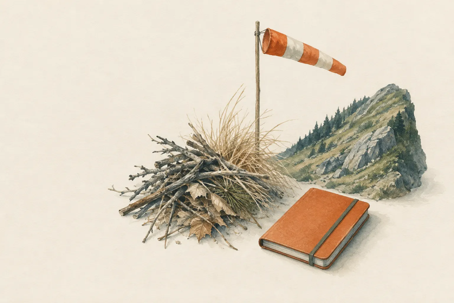 KI-Feldstudie zum Thema „Feuerverhalten: Wind, Hang und Brennstoff“