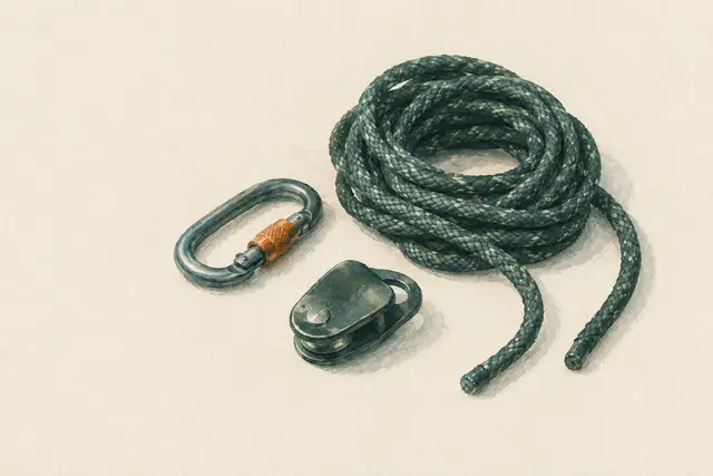 KI-Feldstudie zum Thema „Reibung im Seil: Warum Knoten und Klemmknoten halten“