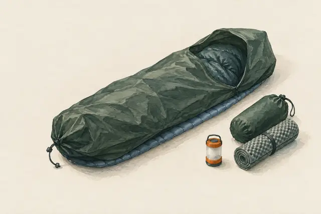 AI field study for “Planned bivouac in a bivy bag”