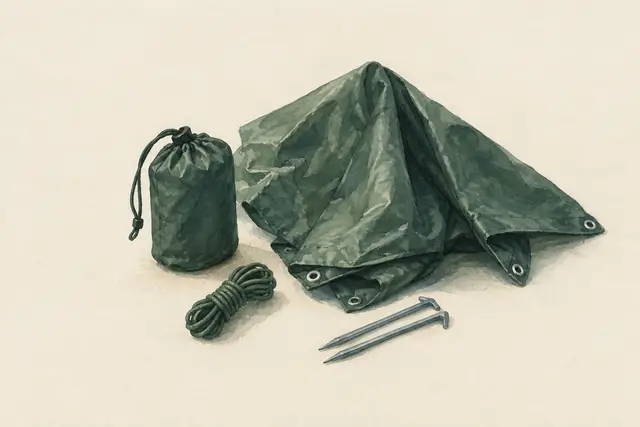 AI field study for “Poncho as an emergency shelter”