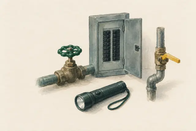 KI-Feldstudie zum Thema „Absperrungen für Wasser, Strom und Gas kennen“