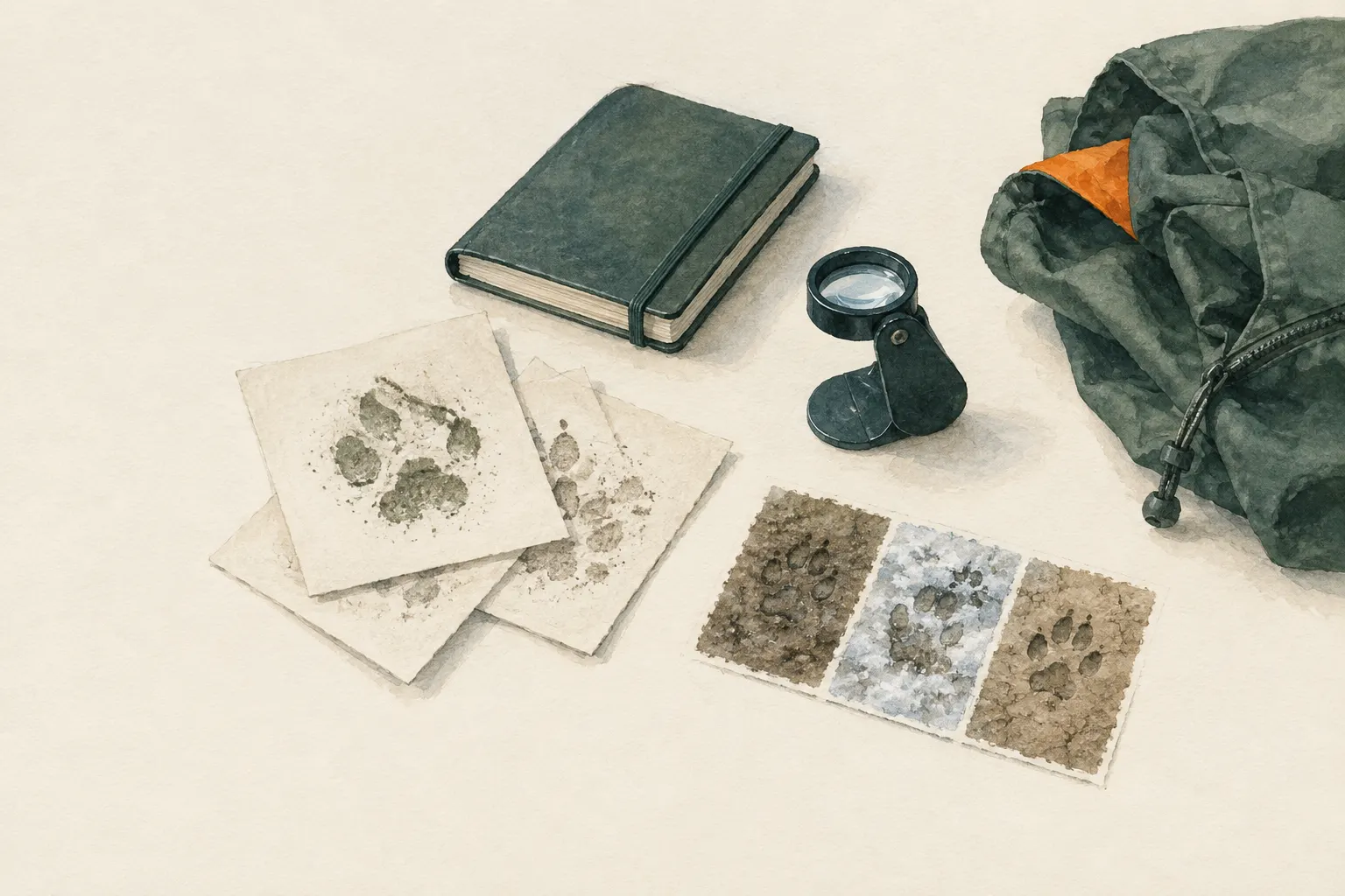 AI field study for “Estimating track age with reference prints”