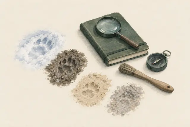 KI-Feldstudie zum Thema „Spuren in Schnee, Schlamm, Sand und Staub lesen“