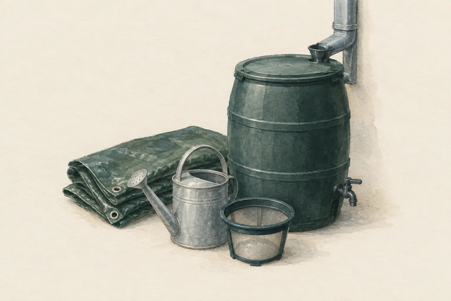 KI-Feldstudie zum Thema „Regenwasser sammeln“