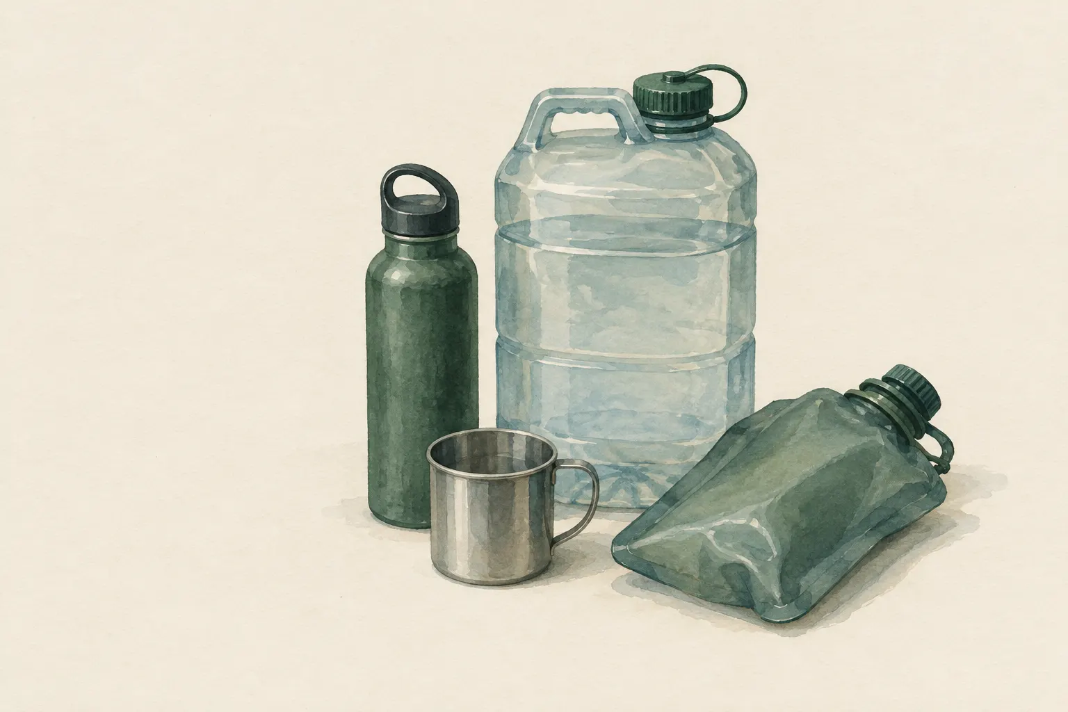 AI field study for “Storing and carrying water safely”